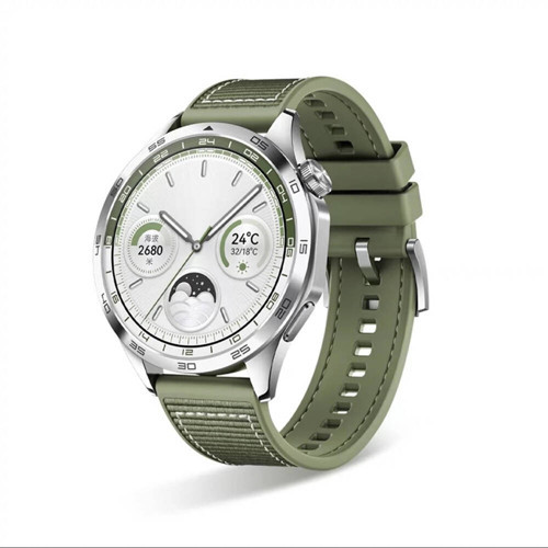Huawei Watch GT 3 46mm KRD-102 22mm Silikon Kordon - Yeşil