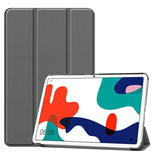 Huawei MatePad 10.4 Smart Cover Standlı 1-1 Kılıf - Gri