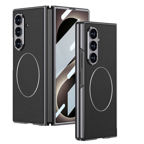 Galaxy Z Fold 8 Ultra Kılıf M-safe Şarj Özellikli Kıpta KPT-10 Sert PC Kılıf - Siyah