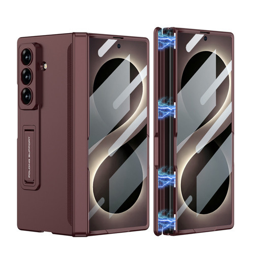 Galaxy Z Fold 8 Ultra Kılıf M-Magnet Kılıf - Koyu Mor