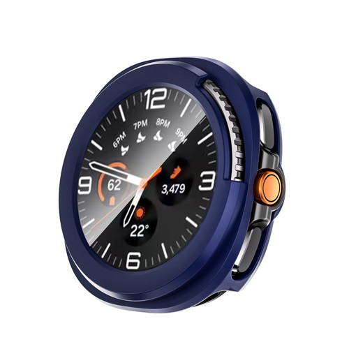 Galaxy Watch 8 Classic 46mm Sert PC Kasa ve Ekran Koruyucu Watch Gard 39 - Lacivert