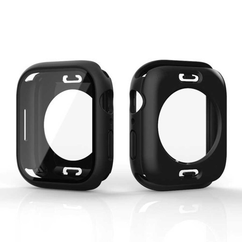 Watch 44mm 360 Derece Korumalı Kasa ve Ekran Koruyucu Watch Gard 12 - Siyah