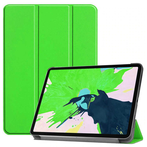 iPad Pro 11 2020 (2.Nesil) Smart Cover Standlı 1-1 Kılıf - Yeşil