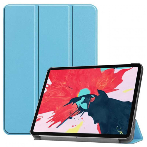 iPad Pro 11 2020 (2.Nesil) Smart Cover Standlı 1-1 Kılıf - Mavi