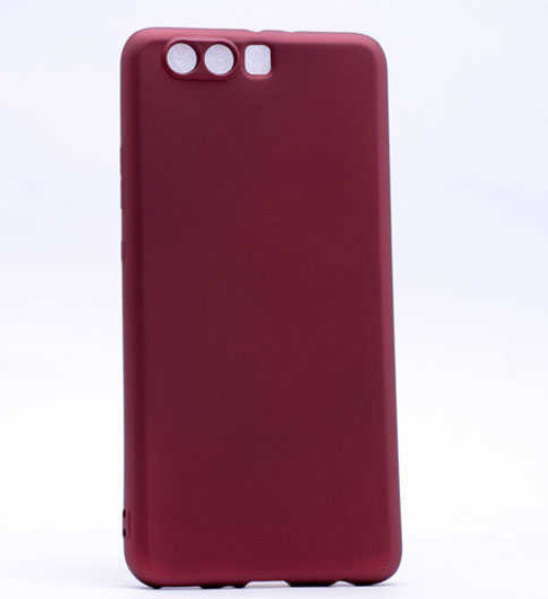 Huawei P10 Plus Kılıf Premier Silikon Kılıf - Bordo
