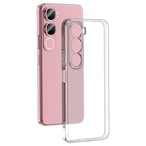 Vivo Y31 5G Kılıf Süper Silikon Kılıf - Şeffaf