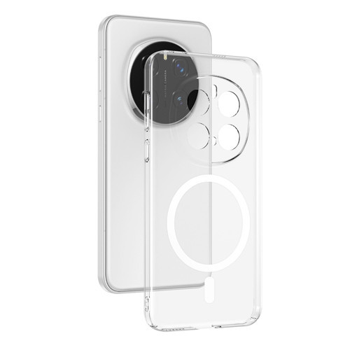 Honor Magic 7 Pro Kamera Korumalı M-Safe Şarj Özellikli Şeffaf London Sert PC Kılıf - Şeffaf