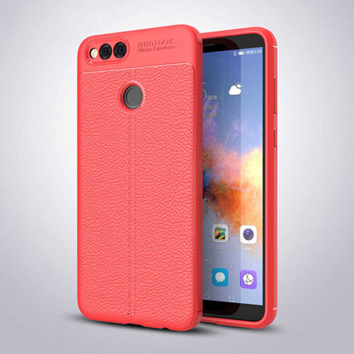 Huawei Honor 7X Kılıf Niss Silikon Kılıf - Kırmızı