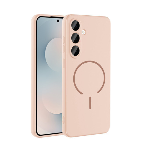 Galaxy S26 FE Kılıf M-safe Şarj Özellikli Meta Kılıf - Rose Pembe