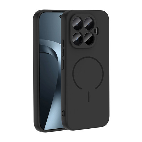 Xiaomi 17T Kılıf M-safe Şarj Özellikli Meta Kılıf - Siyah