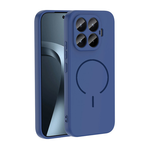 Xiaomi 17T Kılıf M-safe Şarj Özellikli Meta Kılıf - Lacivert