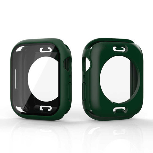 Watch 44mm 360 Derece Korumalı Kasa ve Ekran Koruyucu Watch Gard 12 - Koyu Yeşil