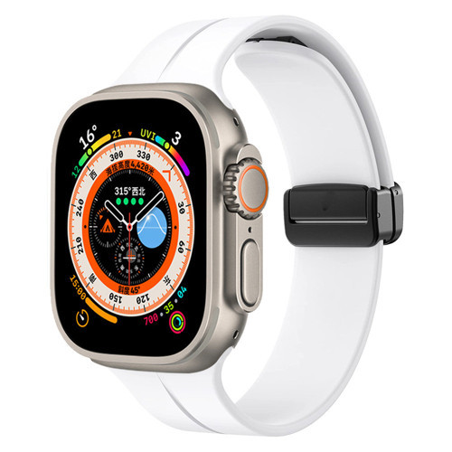 Watch Ultra 49mm KRD-84 Silikon Kordon - Beyaz