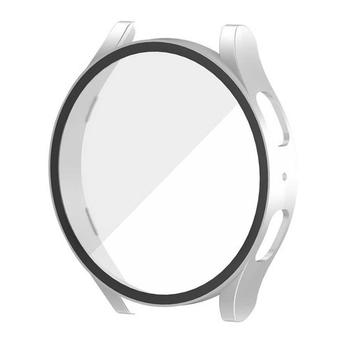 Galaxy Watch 5 44mm Sert PC Kasa ve Ekran Koruyucu Watch Gard 14 - Gümüş