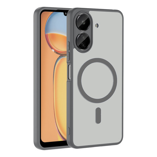 Xiaomi Poco C65 Kılıf M-safe Şarj Özellikli Babet Kılıf - Gri