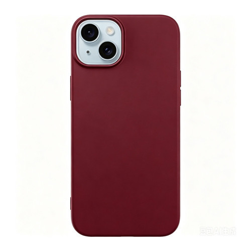 iPhone 15 Kılıf LSR Lansman Kılıf - Mürdüm
