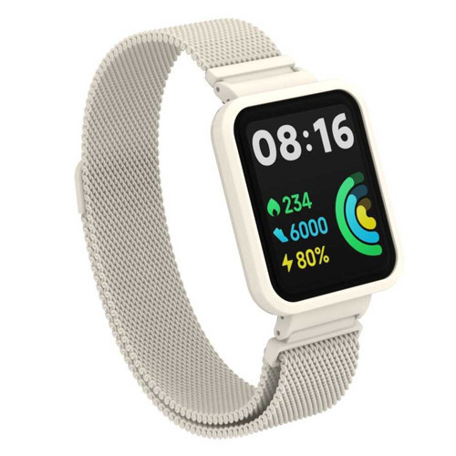Xiaomi Redmi Watch 2 Lite KRD-58 Metal Kordon - Krem