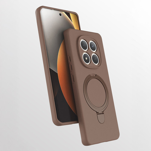 Xiaomi Redmi Note 15 Pro Kılıf M-safe Şarj Özellikli Standlı Samara Kılıf - Desert Gold