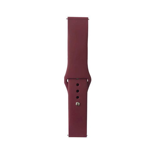 Huawei Watch GT 3 42mm Band Serisi 20mm Klasik Kordon Silikon Strap Kayış - Red Wine
