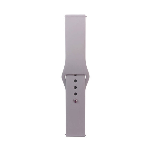 Huawei Watch GT 3 42mm Band Serisi 20mm Klasik Kordon Silikon Strap Kayış - Cloud Gray