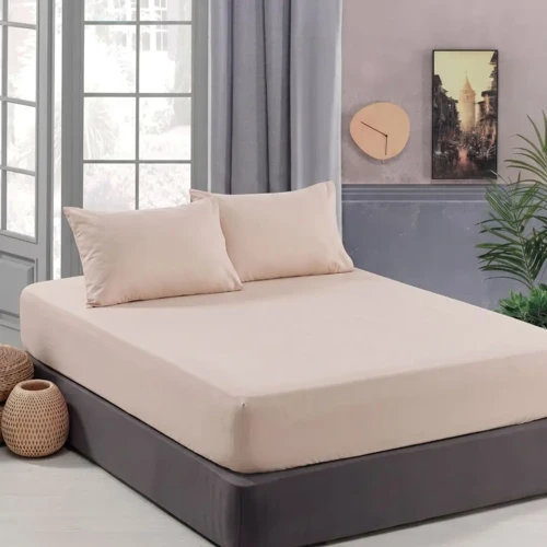 Çift Kişilik Lastikli Fitted Çarşaf Seti 160 x 200