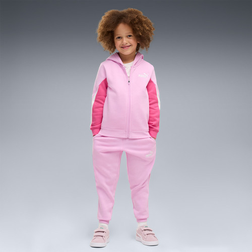 Essentials Block Suit Çocuk Pembe Dik Yaka Eşofman Takımı