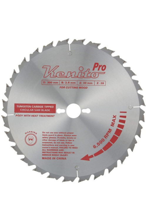 300x30 Mm, 28 Diş. Elmas Kalınlığı 3,2 Mm Ahşap Atlamalı Testere