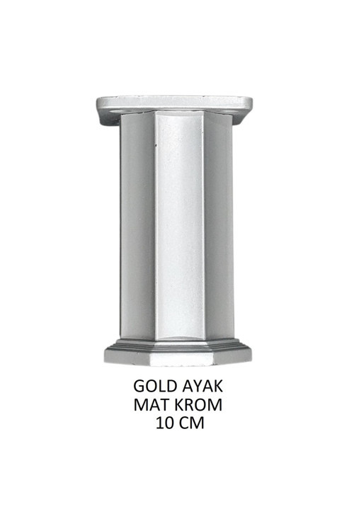 GOLD AYAK 10cm Vidalar Dahil Mat Krom