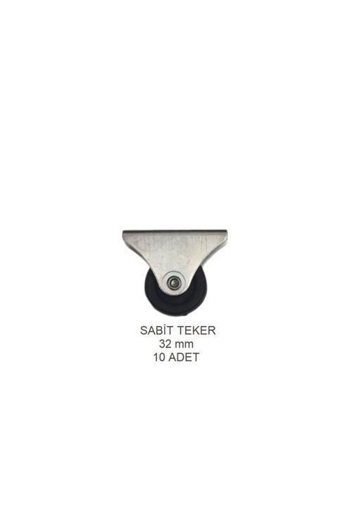 Dar Sabit Teker 32 Lik 10 Adet