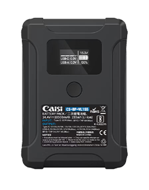 CAİSİ BP-VL155 10500mAh V Mount Işık ve Kamera Pil