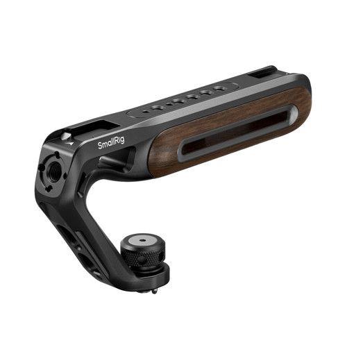 5252 Ahşap Üst Sap, 1/4''-20 ve ARRI 3/8''-16 Konumlandırma Vidası ile Birlikte