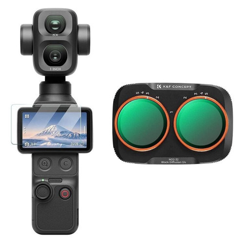 Dji Osmo Pocket 4P İçin Mist VND Filtre (ND2-32 & Black Mist 1/4)
