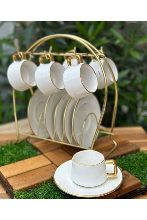 Gold 6' Lı Fincanlık Standı