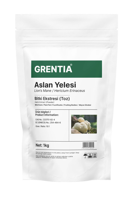 Lion’S Mane / Aslan Yelesi Mantarı Toz Ekstresi / Toz Ekstraktı 1 Kg - Hericium Erinaceus