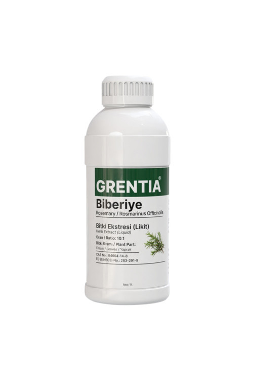 Biberiye Sıvı Ekstresi / Sıvı Ekstraktı 1Lt - Rosmarinus Officinalis