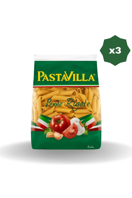 PASTAVİLLA KALEM MAKARNA 500 GR X 3 Adet