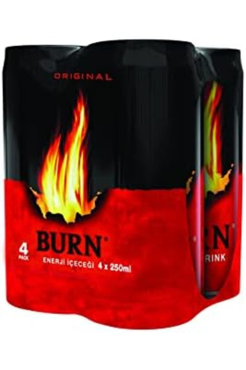 Burn Enerji İçeceği Kutu 4x250 ML 1194891