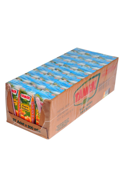 Kayısı Nektar Meyve Suyu 200 Ml 27 Li Koli