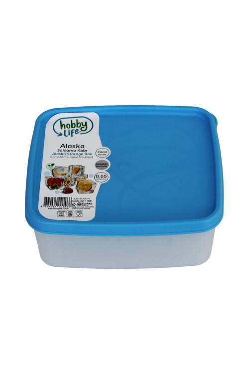 Alaska Nofrost Saklama Kabı 0.65 Litre Tekli ( -20 Dereceye Dayanıklı )