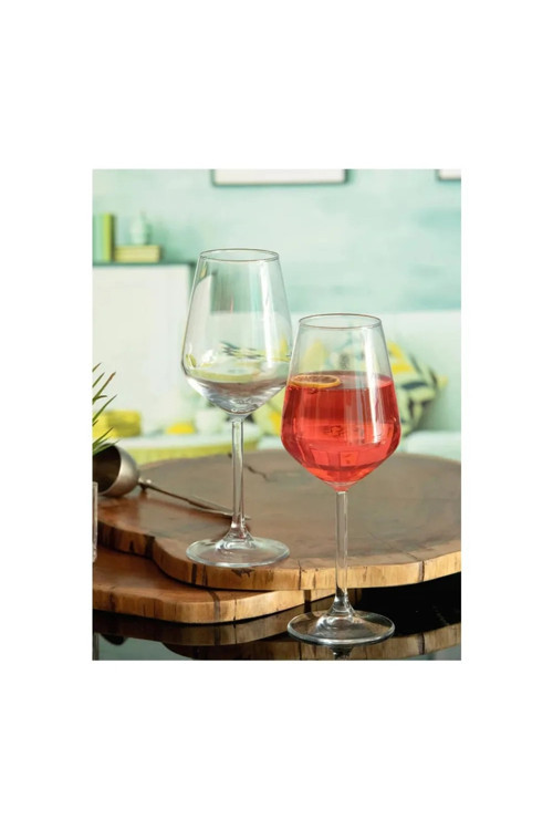 ALLEGRA GLASS WINE STEMWARE 6 PCSSET