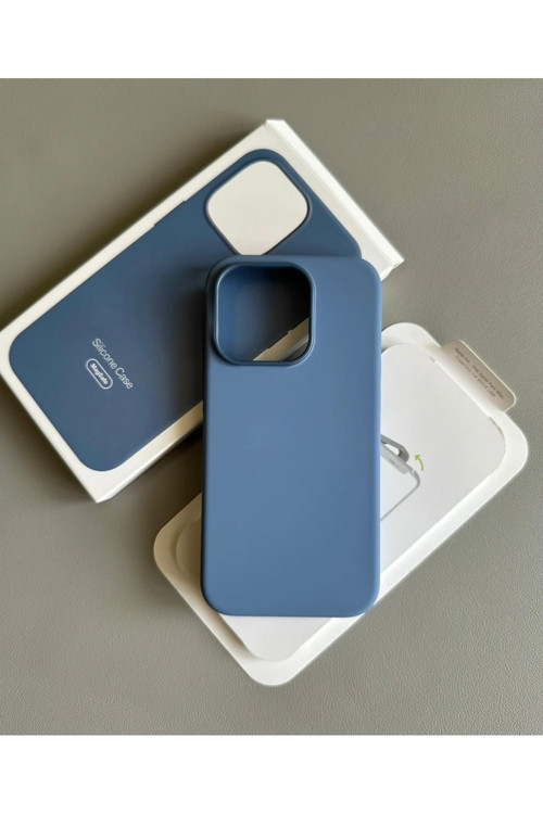 Apple iPhone 15 MagSafe Animasyonlu Kutulu Liquid Silikon Kadife İçli Kılıf