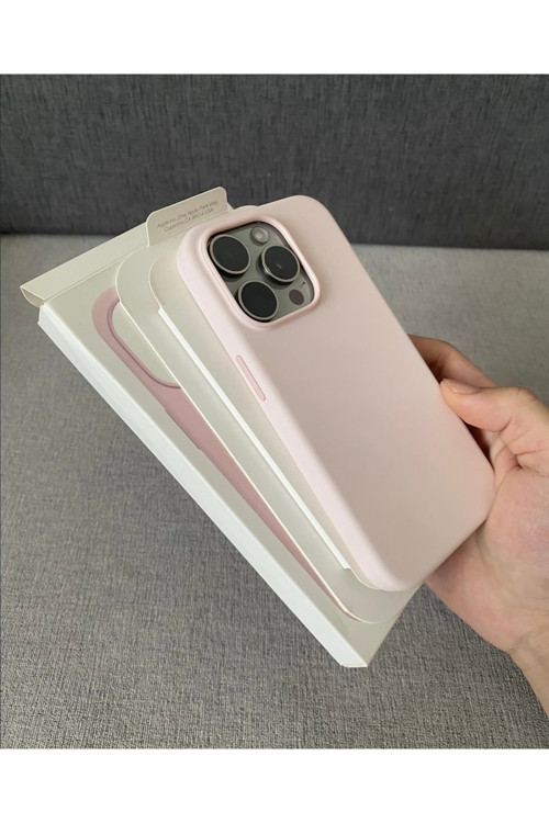 Apple iPhone 15 Pro Max MagSafe Animasyonlu Kutulu Liquid Silikon Kadife İçli Kılıf