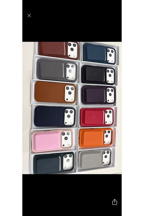 iPhone 17 Pro Max Magsafe Animasyonlu Deri Lansman Leather Kılıf