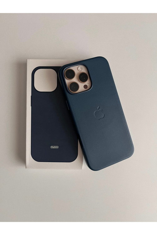 iPhone 17 Pro Max Magsafe Animasyonlu Deri Lansman Leather Kılıf