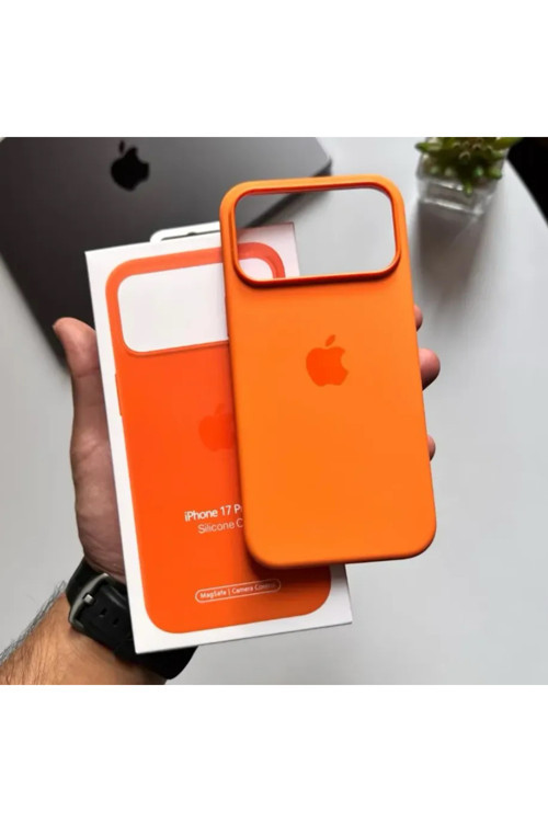iPhone Turuncu Lansman İçi Süet Kadife Kir Leke Tutmaz Kılıf İPHONE 15