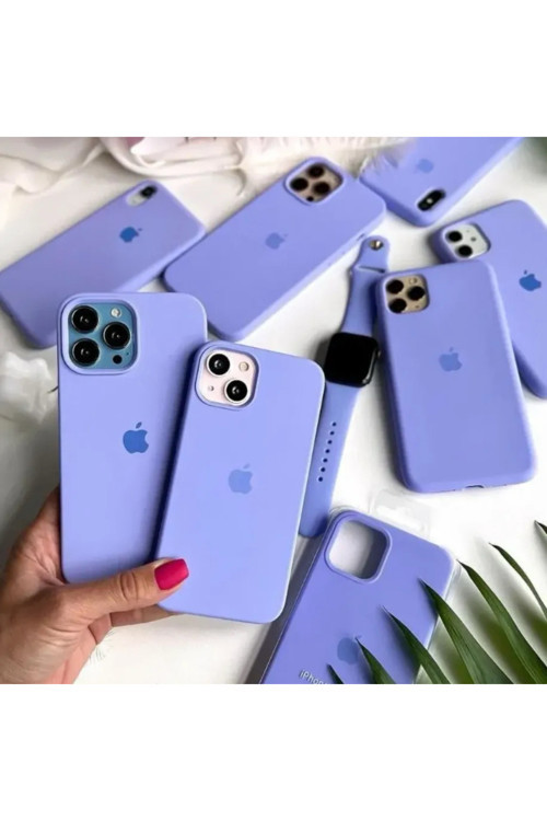 iPhone Lila Lansman İçi Süet Kadife Kir Leke Tutmaz Kılıf İPHONE 14 PRO MAX