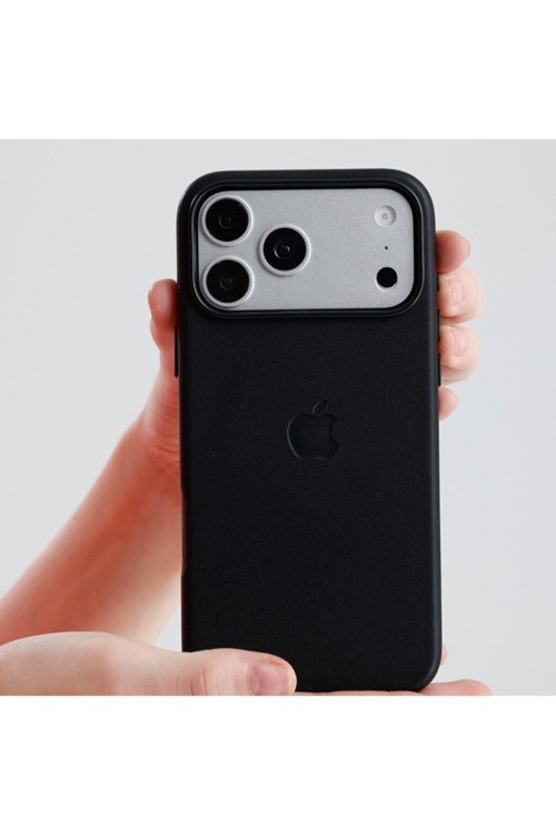 iPhone 17 Pro Max Magsafe Animasyonlu Deri Lansman Leather Kılıf