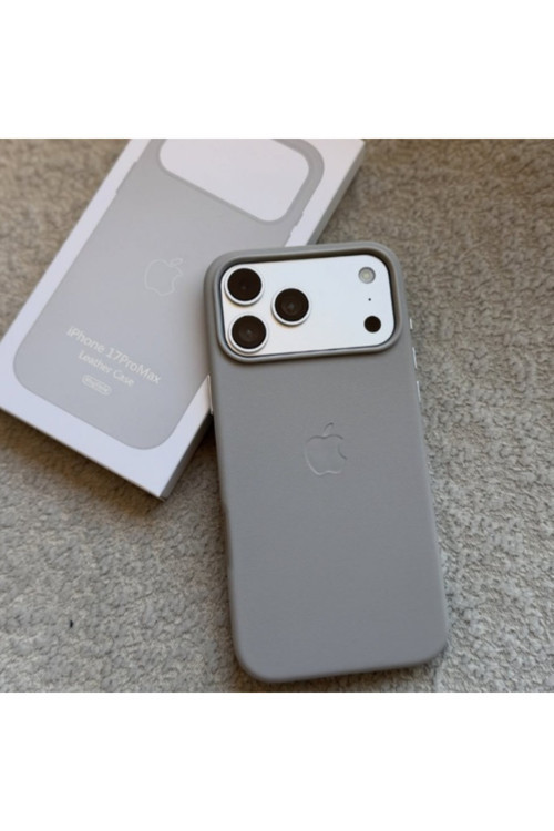 iPhone 17 Pro Max Magsafe Animasyonlu Deri Lansman Leather Kılıf