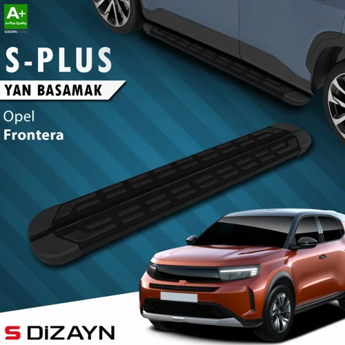 Opel Frontera S-Plus Siyah Yan Basamak 183 Cm 2024 Üzeri A+ Kalite