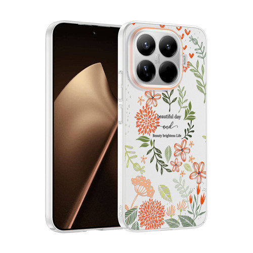 Xiaomi Mi 15T Pro Kılıf Kamera Korumalı Desenli MKST Klip Kapak - Beautiful